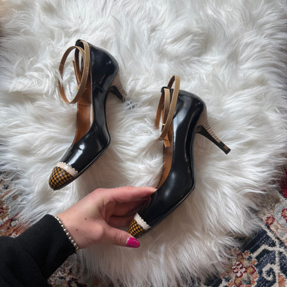 Fendi Authentic Patent Leather Heels - Size 6.5