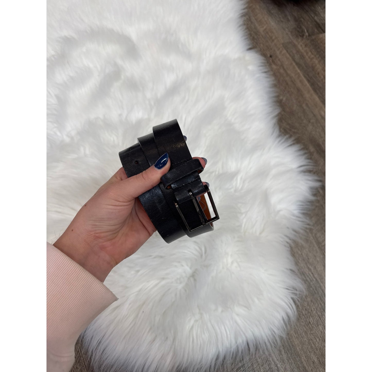 Vintage Calvin Klein Leather Belt - Size 36