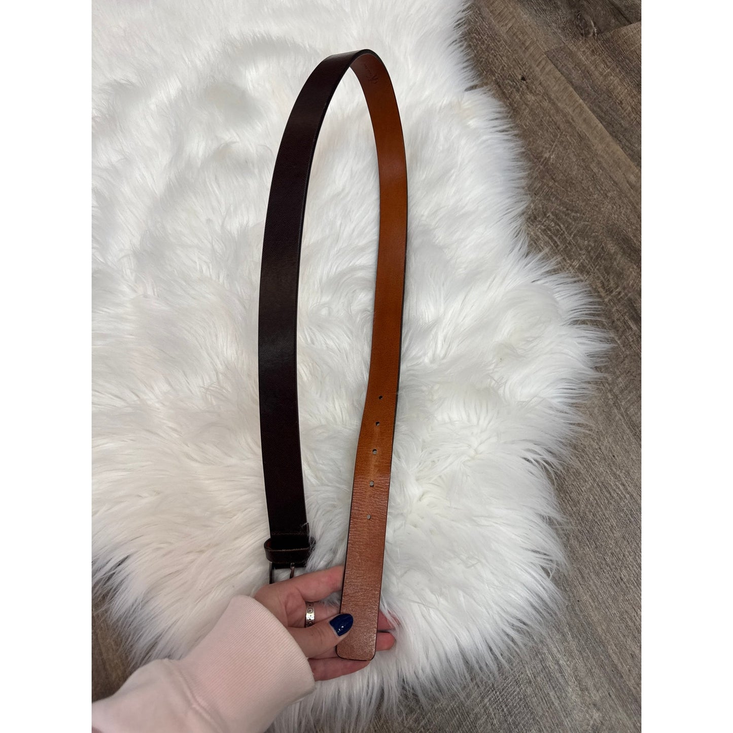 Vintage Calvin Klein Leather Belt - Size 36