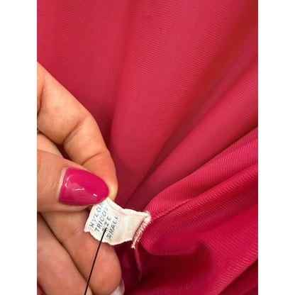 Vintage 1960s Vanity Fair Pink Beaded Robe - EUC, Size Small, Nylon