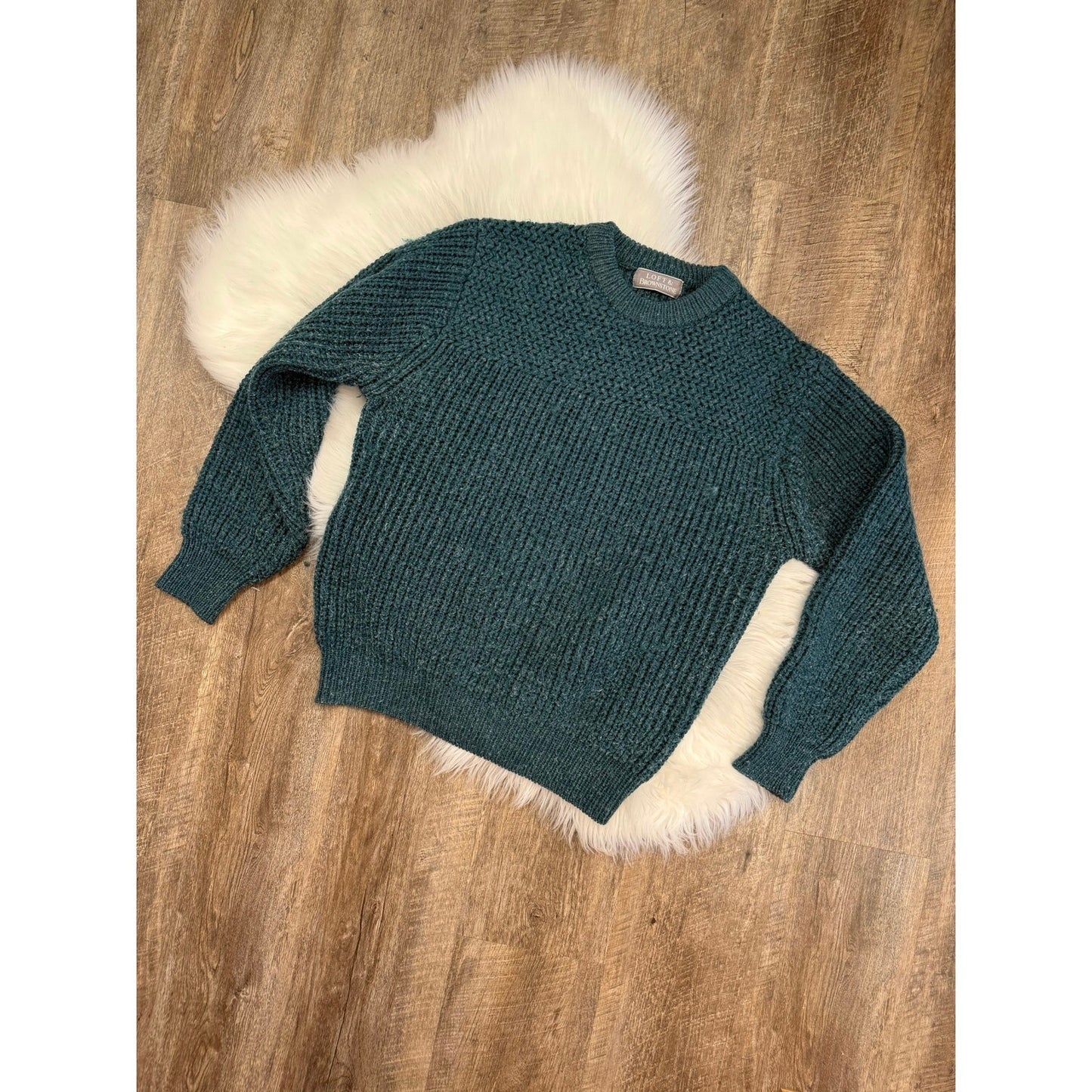 Vintage Knit Crewneck Sweater - Size L
