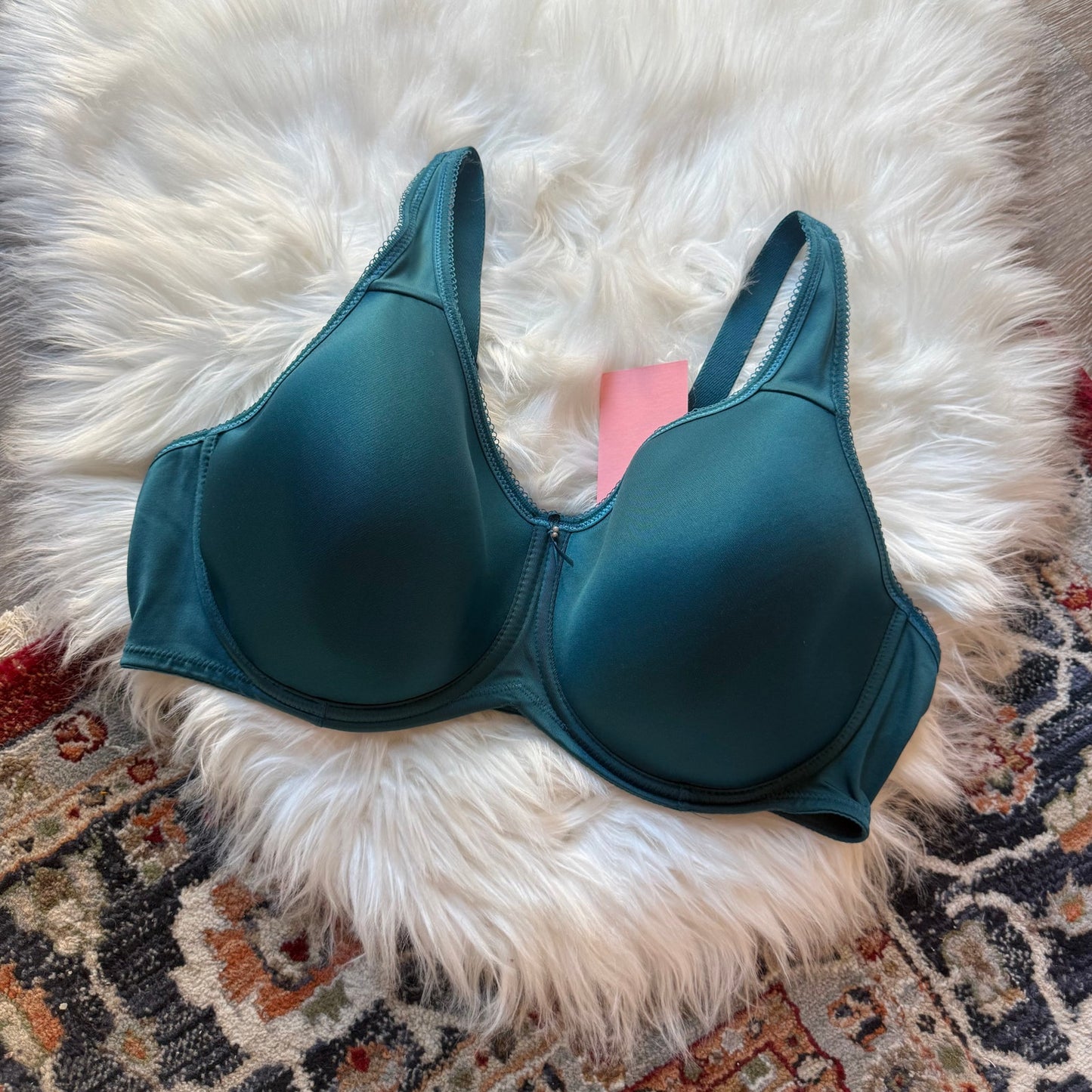 Wacoal Blue Satin T Shirt Bra - 40DD