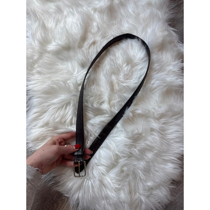 Vintage Brown Leather Belt - Size 36
