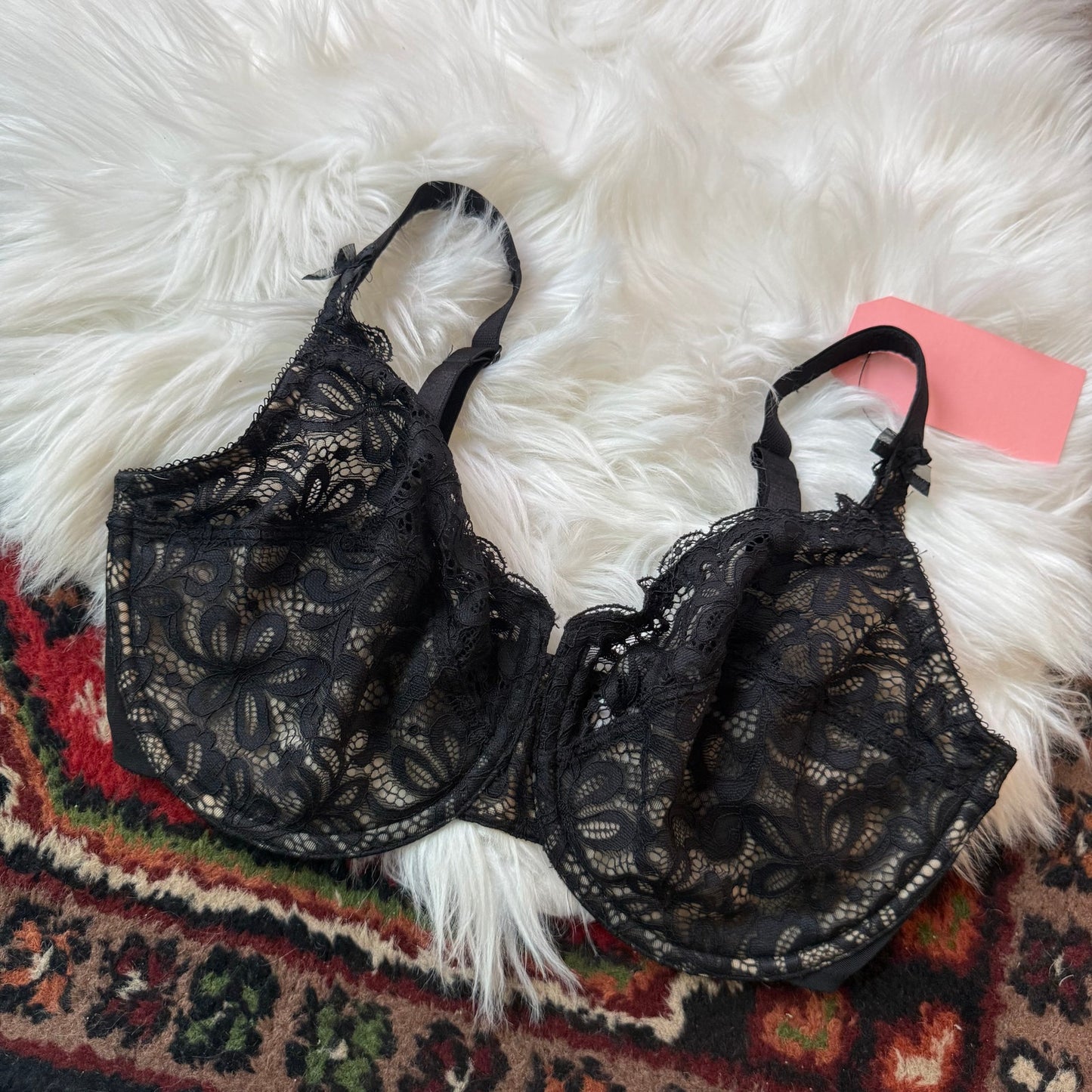 Wacoal Black Lace Bra - 32G
