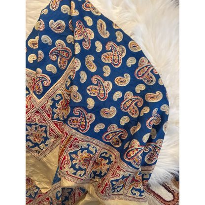 Vintage Silk Paisley Scarf
