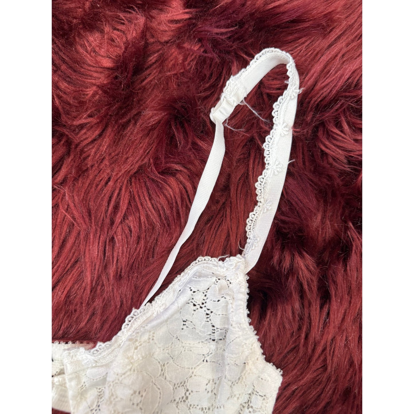 Vintage Eileen West Lace Bra - 36A