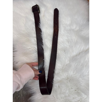 Vintage Nautica Leather Belt - Size 36