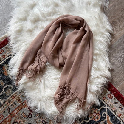 Vintage Luxurious Fringe Soft Scarf/Shawl
