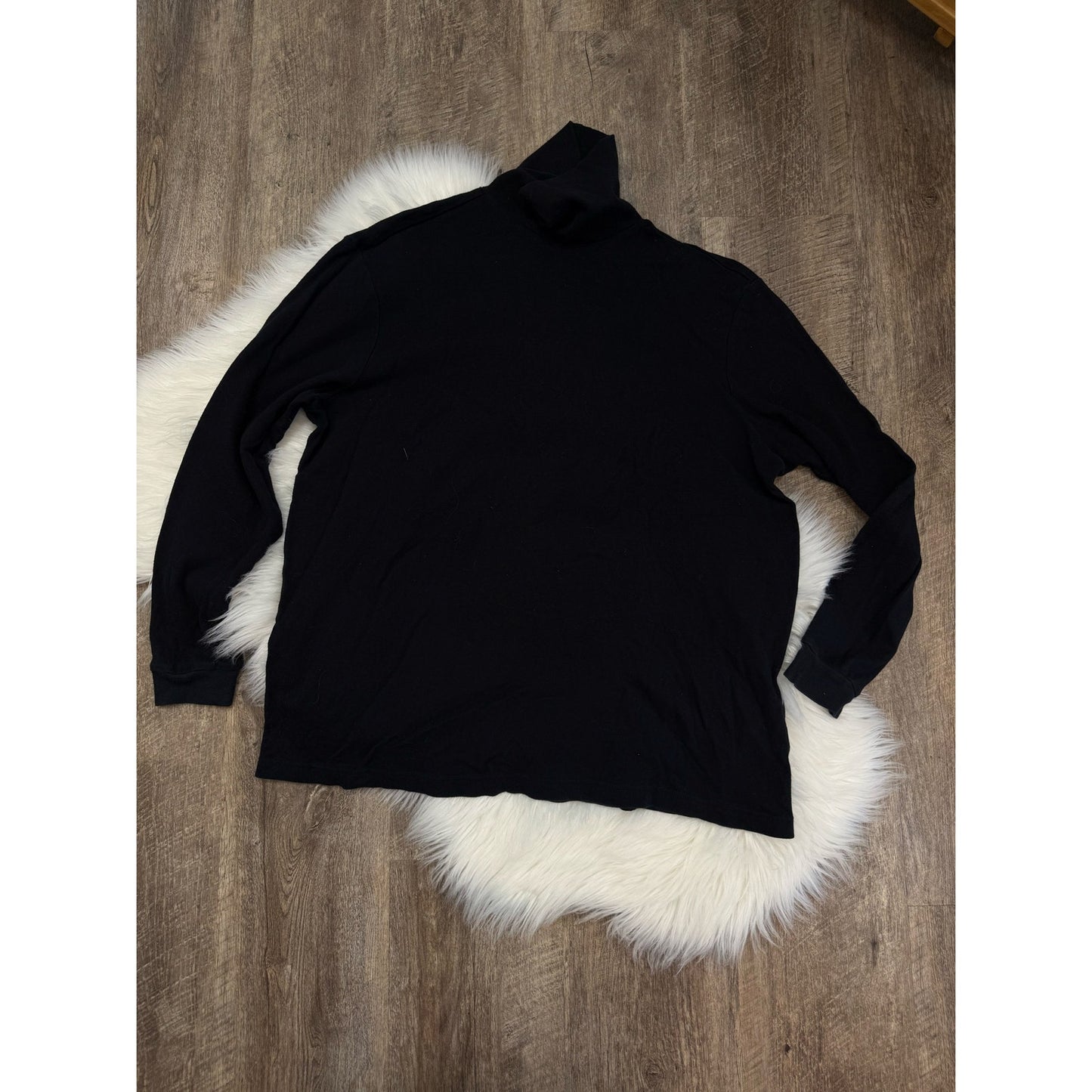 Vintage Black Turtleneck - Size M