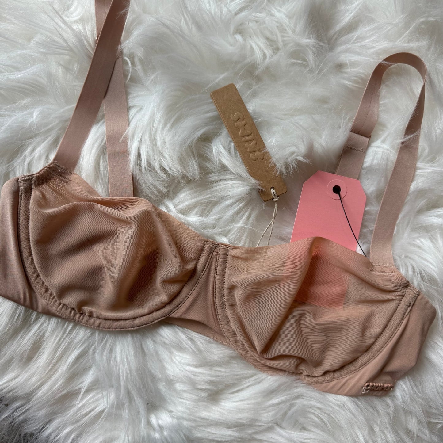SKIMS Underwire Sheer Mesh Bra - 32B, New with Tags