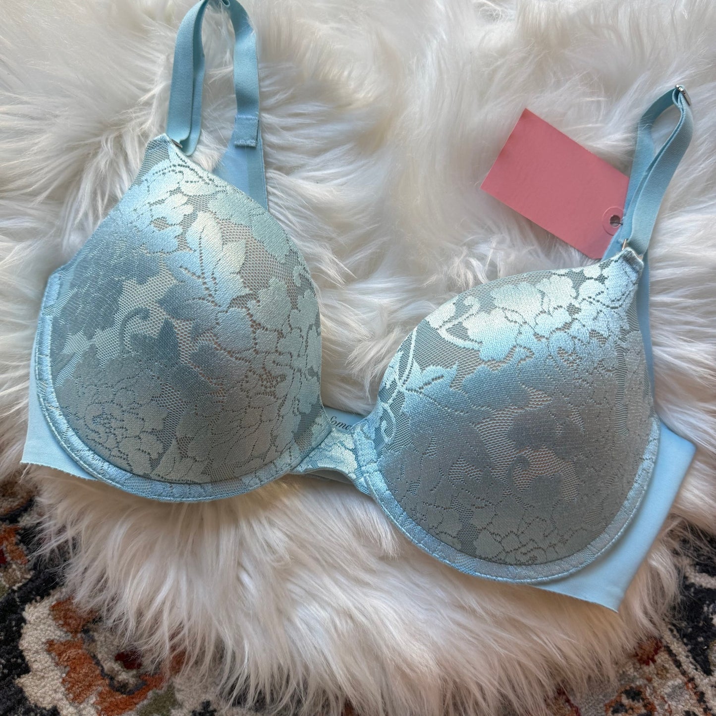 Soma Tiffany Blue Lace Bra - 34D