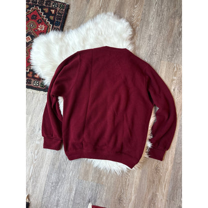 Vintage Izod V-Neck Sweater - Size M