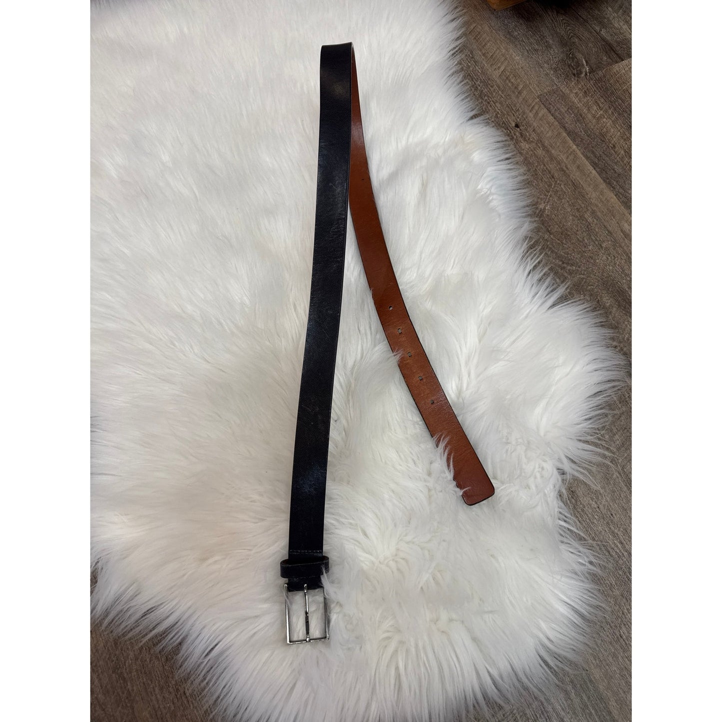 Vintage Calvin Klein Leather Belt - Size 36
