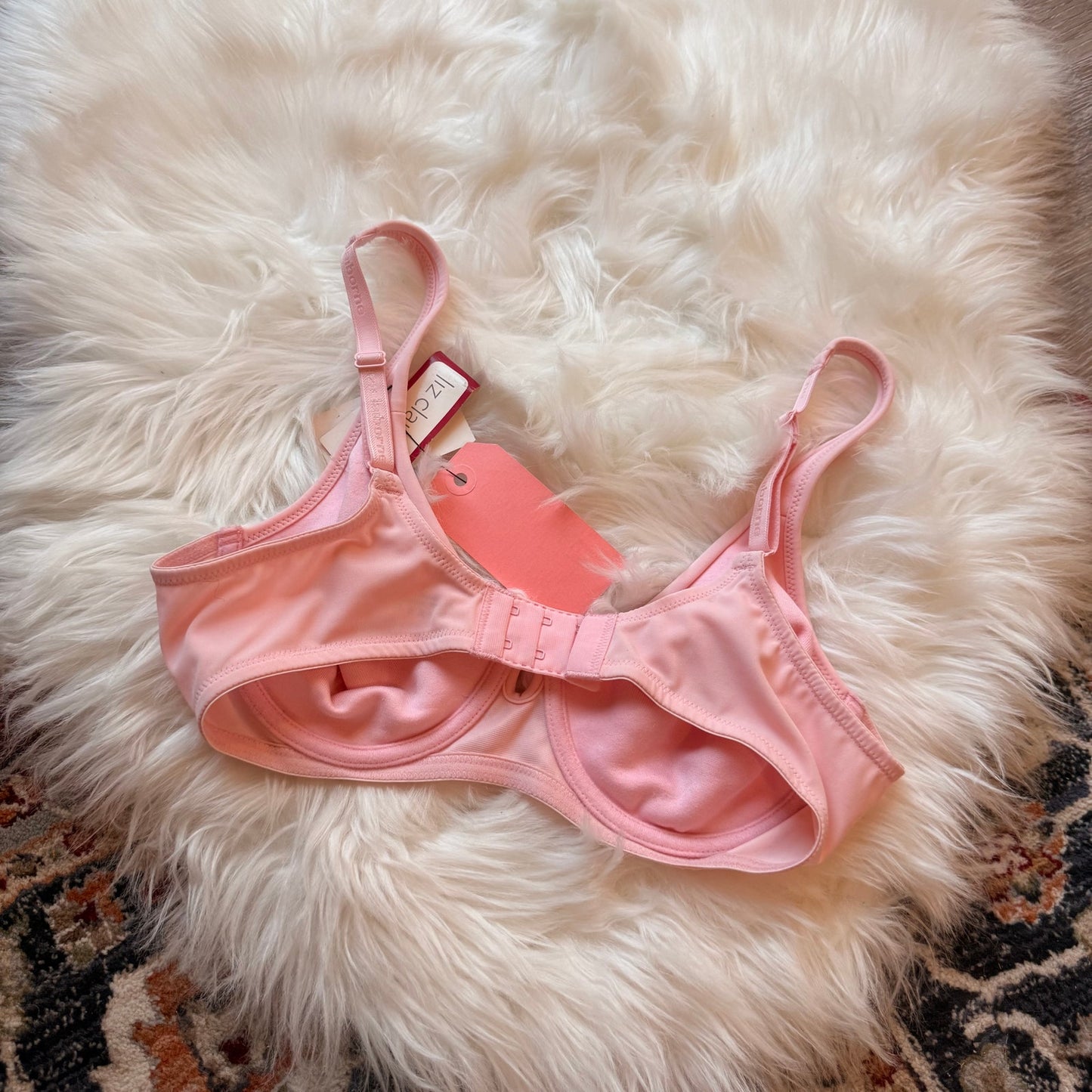 Vintage Liz Claiborne Soft Pink Bra - 34B, New