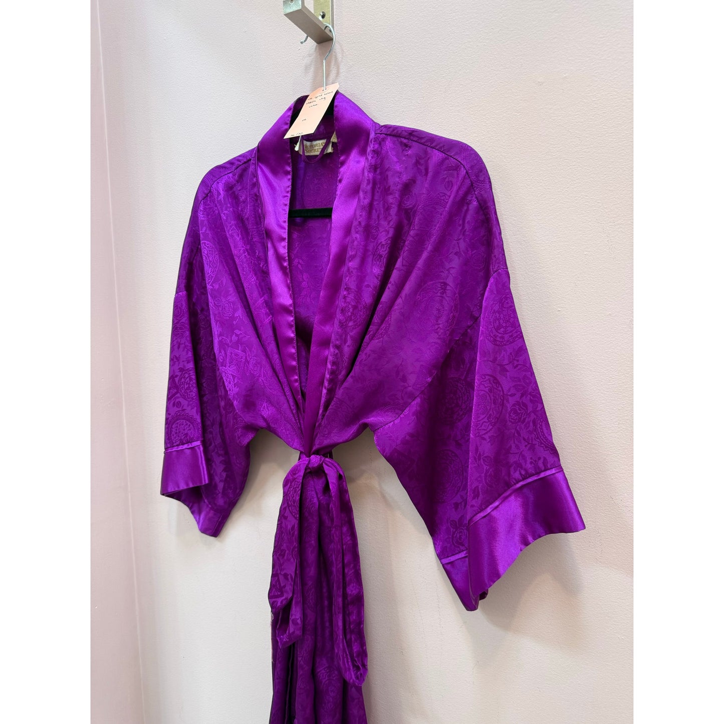 Vintage Victoria's Secret Gold Label Satin Robe - OS